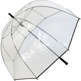 Parapluie Cloche Transparent XXL - Protection Optimale pour Deux Personnes