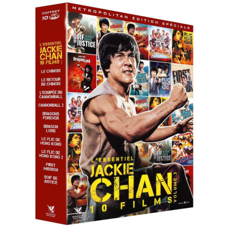 Coffret Jackie Chan - 10 Films Essentiels en DVD