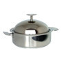 Sauteuse en Inox 24 cm Baumstal pour Cuisson Douce