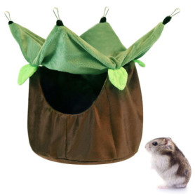 Hamac Doux et Chaud pour Petits Animaux - Accessoire Confortable pour Hamsters et Écureuils