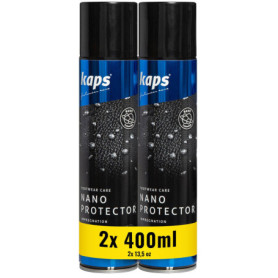 Kaps Nano Protecteur - Lot de 2 Vaporisateurs Imperméabilisants pour Chaussures 400 ml