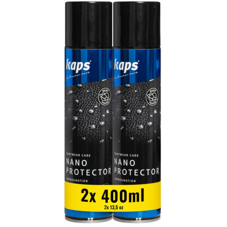 Kaps Nano Protecteur - Lot de 2 Vaporisateurs Imperméabilisants pour Chaussures 400 ml