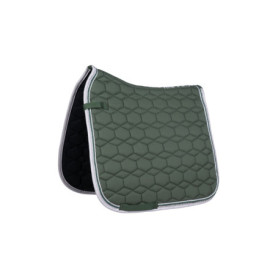 Tapis de Selle Glamour HKM Crystal Fashion Vert Foncé