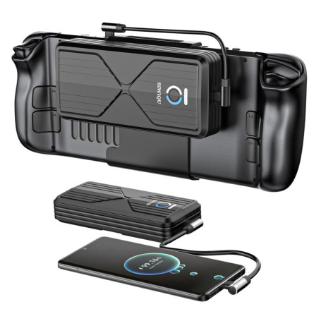 SiWiQU Power Bank 20000mAh pour Steam Deck avec Charge Rapide et Support Amovible