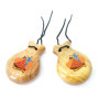 Paire de Castagnettes Espagnoles en Bois de Pin pour Enfants - 6 cm