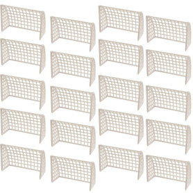 Lot de 20 Cages de Football en Plastique pour Gâteaux - Décoration Festive
