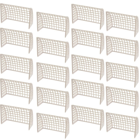 Lot de 20 Cages de Football en Plastique pour Gâteaux - Décoration Festive