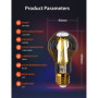 Ampoule Connectée Aigostar E27 Vintage Dimmable 6W avec Alexa