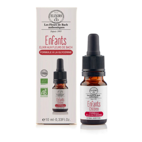 Elixir Composé aux Fleurs de Bach pour Enfants - 100% Naturel - 10ml