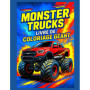 Livre de Coloriage Géant Monster Trucks - 50 Dessins Uniques pour Enfants et Adultes