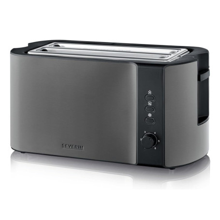 Grille-Pain Compact Severin avec Réglage Numérique et Fonction Décongélation