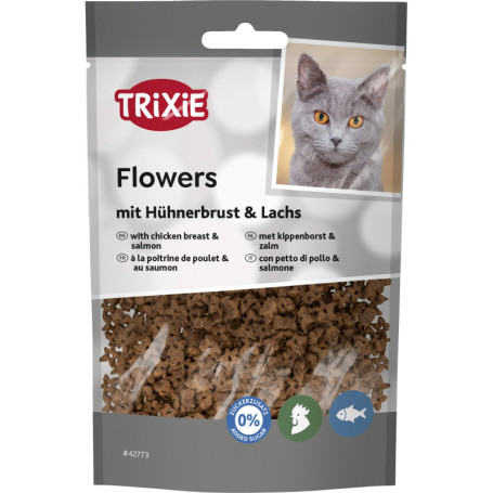 Trixie Friandises Délicieuses pour Chat - Poulet et Saumon - 50 g