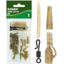 Kit de Pêche Camou Haldorado avec 10 Ensembles de Bas de Ligne