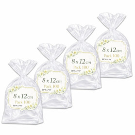 Sachets Cellophane Transparents Ofituria - 400 Sacs pour Emballage Élégant
