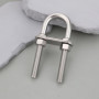 Lot de 2 Boulons en U en Acier Inoxydable 304 pour Fixation Marine