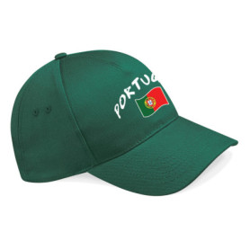 Casquette de Baseball Portugal en Coton - Taille Unique, Vert