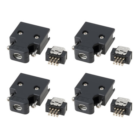 Lot de 4 connecteurs SCSI MDR 14 broches pour servomoteurs 3M