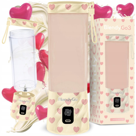 Blender Portable BlendyGo 3 - Mixeur Rechargeable USB pour Smoothies 550 ml