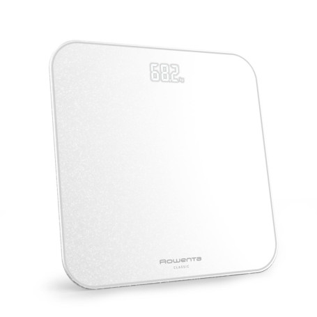 Pèse-personne Rowenta Classic 2.0 - Écran LED Invisible, Grande Capacité 180 kg, Design Élégant