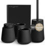 Set d'Accessoires de Salle de Bain Noir Mat - Black Sweden Home