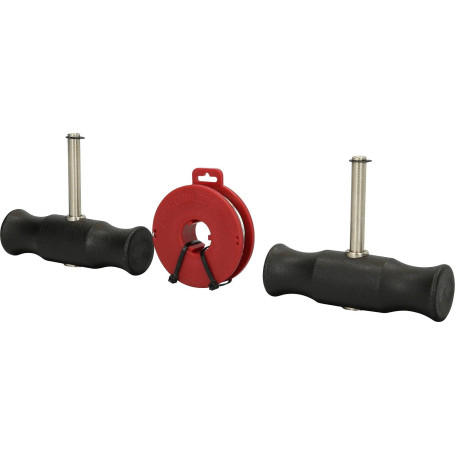 Jeu de 3 Poignées avec Fil de Traction pour Pare-Brise - BRILLIANT TOOLS BT681150