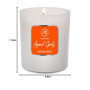 Bougie Parfumée Aperol Spritz en Cire de Soja - 200g pour Aromathérapie