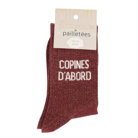 Chaussettes Paillettes Felizz - Copines d'abord (Taille 36-42)