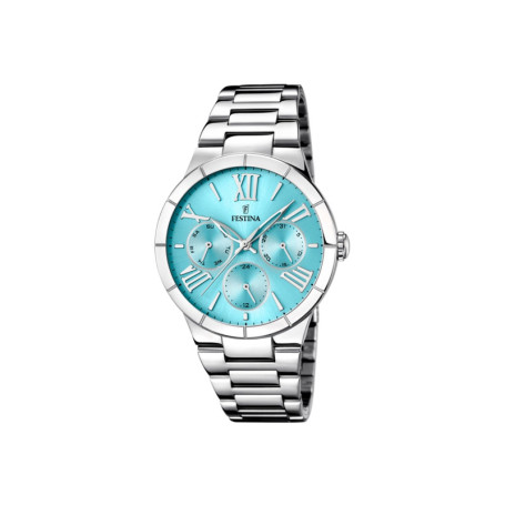 Montre Festina Boyfriend Collection - Chronographe Argent et Bleu