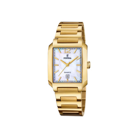 Montre Festina Élégante en Acier Inoxydable Doré avec Bracelet