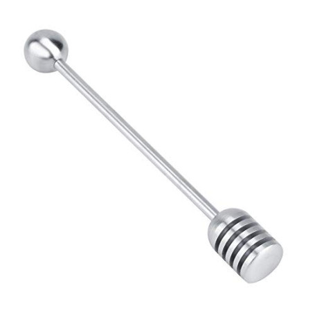 Cuillère à Miel en Acier Inoxydable 304 - Bâton Mélangeur Antirouille 15,5 cm