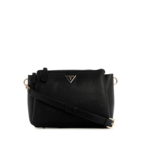Sac à bandoulière GUESS Noelle II Tri Comp en cuir noir