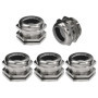 Lumonic Set de 5 Presse-étoupes Métalliques M32 IP68 avec Contre-écrou