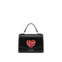 Sac à main Love Moschino en PU noir pour femmes
