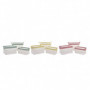 Set de basket DKD Home Decor Polyester Coton Aluminium (35 x 21 x 20 cm) (3 Unit 68,99 €