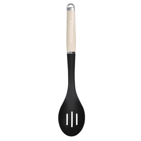 Cuillère de Cuisine à Trous en Silicone et Inox - KitchenAid 15 cm