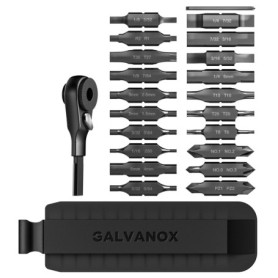 Kit d'Accessoires Multifonctions Galvanox 22 Pièces avec Tournevis à Cliquet
