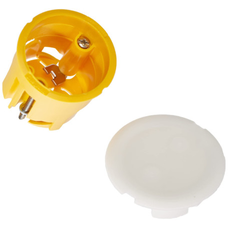 Boîte à Encastrer Batibox Legrand pour Applique - Ø40mm Jaune