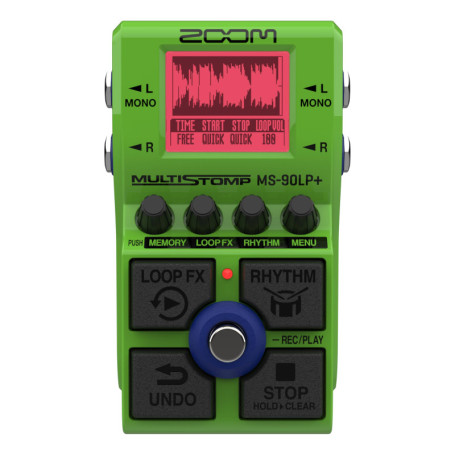 Pédale de Looper Stéréo Zoom MS-90LP+ pour Guitare et Basse