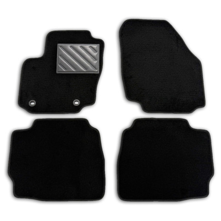 Tapis de sol sur mesure pour Ford Mondeo IV (2007-2013) - Antidérapant Noir