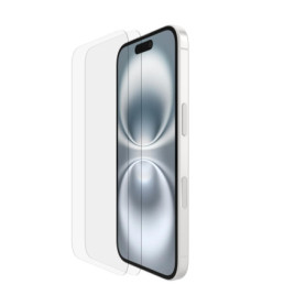 Verre Trempé Belkin ScreenForce pour iPhone 16 - Pack de 2