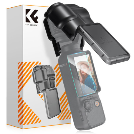 Coque de Protection K&F CONCEPT pour DJI Osmo Pocket 3 - Étui Résistant aux Rayures et Chutes