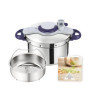 Cocotte-Minute SEB ClipsoMinut' Perfect 7,5 L - Autocuiseur Induction avec Minuteur