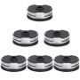 Yweller Lot de 6 Bobines de Fil de Rechange pour Coupe-Bordure Parkside