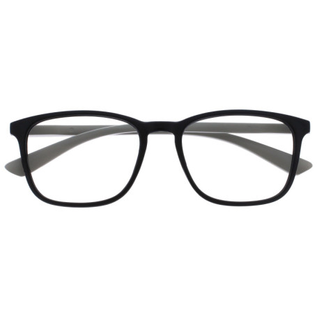 Lunettes de Lecture OPULIZE Max - Monture Large Rectangulaire Noir Mat