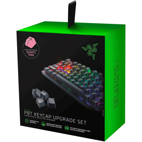 Razer Set de Touches PBT Quartz pour Clavier Mécanique - Améliorez Votre Expérience de Jeu