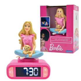 Réveil Veilleuse Barbie avec Sons et Mélodies - Lexibook
