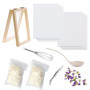 Kit de Fabrication de Papier avec Fleurs Séchées - 8 Pack Artisanat Cayway