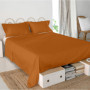 Drap de lit Basic Sabana 160x270 cm Terracota - AlexandreHouse