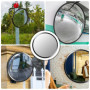 Miroir Convexe Grand Angle 30 cm pour Sécurité Routière et Surveillance