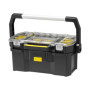 Panier porte-outils STANLEY 19" avec organisation, Noir/Argent